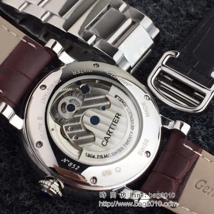 CARTIER卡地亞 倫敦新品 多功能陀飛輪精品男士腕表 WSS0535